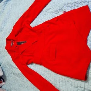 Red blazer dress